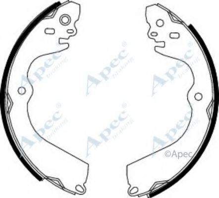 APEC BRAKING SHU800 Гальмівні колодки