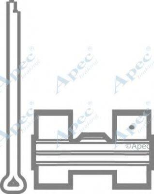 APEC BRAKING KIT248 Комплектуючі, гальмівні колодки