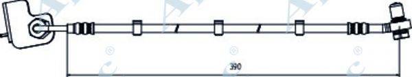 APEC BRAKING HOS4011 Гальмівний шланг