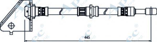 APEC BRAKING HOS4021 Гальмівний шланг