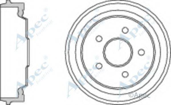 APEC BRAKING DRM9188 Гальмівний барабан