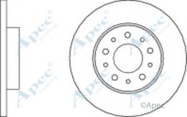 APEC BRAKING DSK3087 гальмівний диск