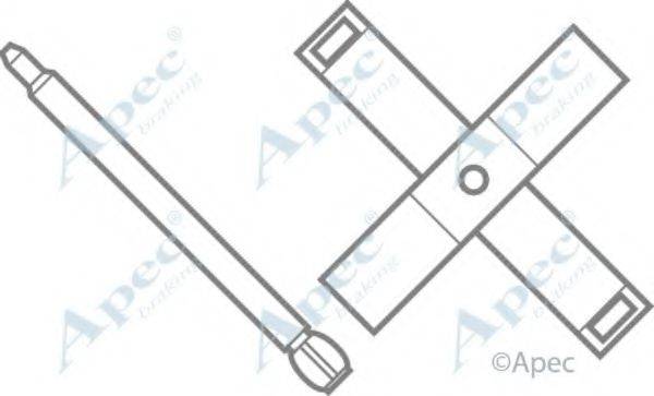 APEC BRAKING KIT315 Комплектуючі, гальмівні колодки