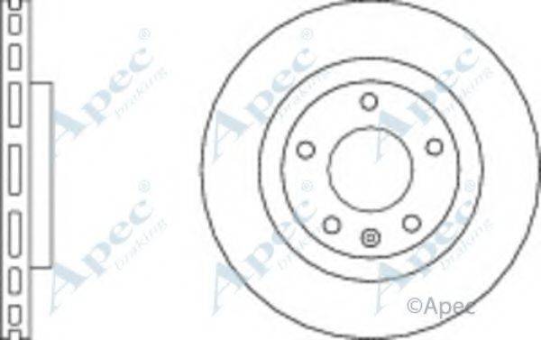 APEC BRAKING DSK3105 гальмівний диск