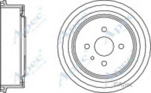 APEC BRAKING DRM9502 Гальмівний барабан