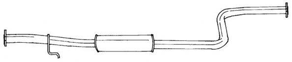 SIGAM 65434 Середній глушник вихлопних газів