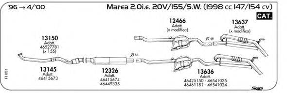 SIGAM FI051 Система випуску ОГ