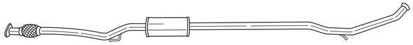 SIGAM 74415 Середній глушник вихлопних газів