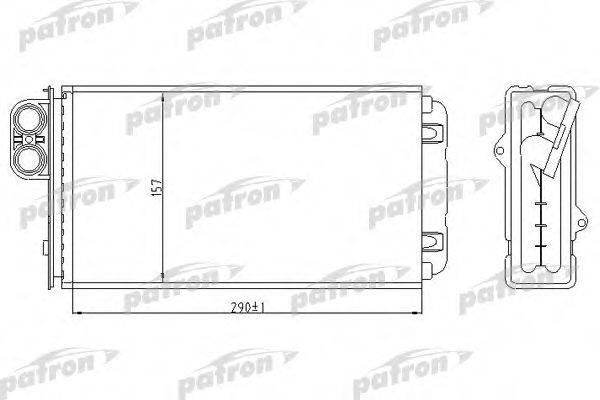 PATRON PRS2018 Теплообмінник, опалення салону