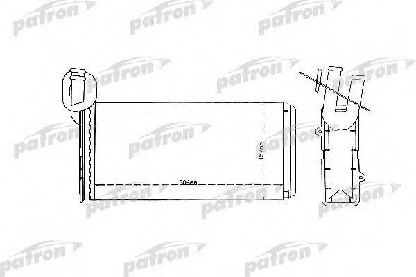 PATRON PRS2079 Теплообмінник, опалення салону