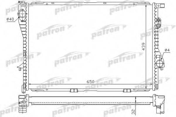 PATRON PRS3388 Радіатор, охолодження двигуна