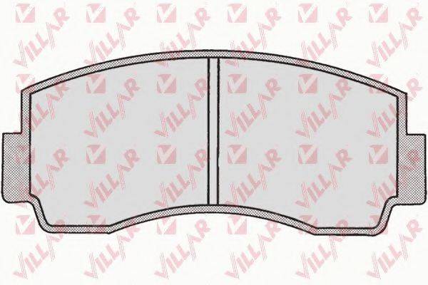 VILLAR 6260167 Комплект гальмівних колодок, дискове гальмо