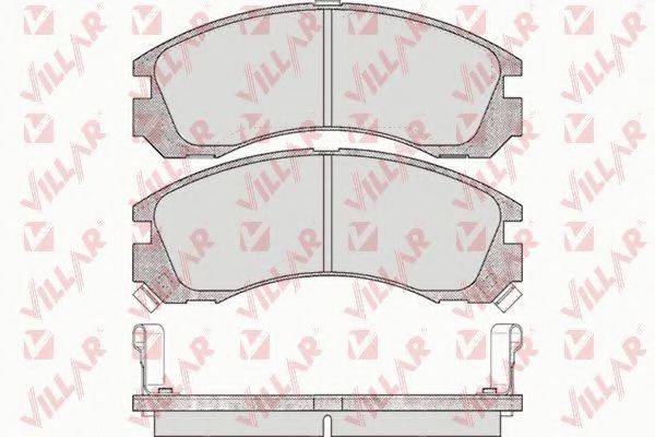 VILLAR 6260578 Комплект гальмівних колодок, дискове гальмо