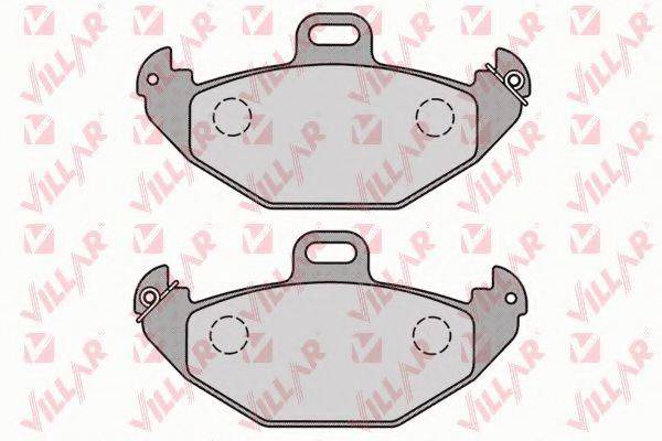 VILLAR 6260883 Комплект гальмівних колодок, дискове гальмо