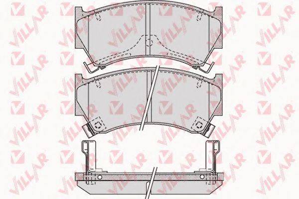 VILLAR 6261101 Комплект гальмівних колодок, дискове гальмо