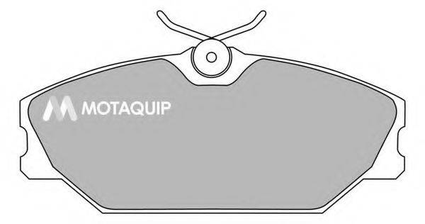 MOTAQUIP LVXL1028 Комплект гальмівних колодок, дискове гальмо