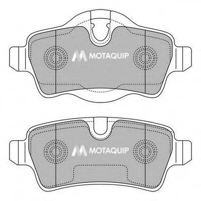 MOTAQUIP LVXL1403 Комплект гальмівних колодок, дискове гальмо
