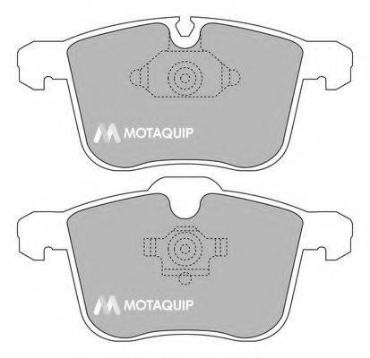 MOTAQUIP LVXL1252 Комплект гальмівних колодок, дискове гальмо