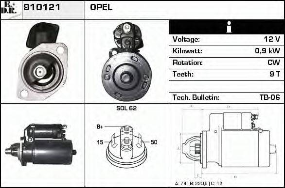 EDR 910121 Стартер