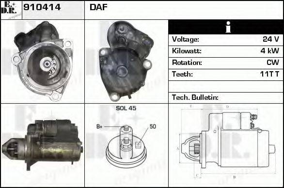 EDR 910414 Стартер