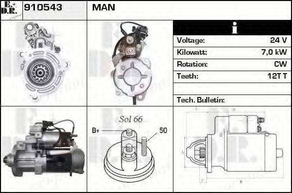 EDR 910543 Стартер