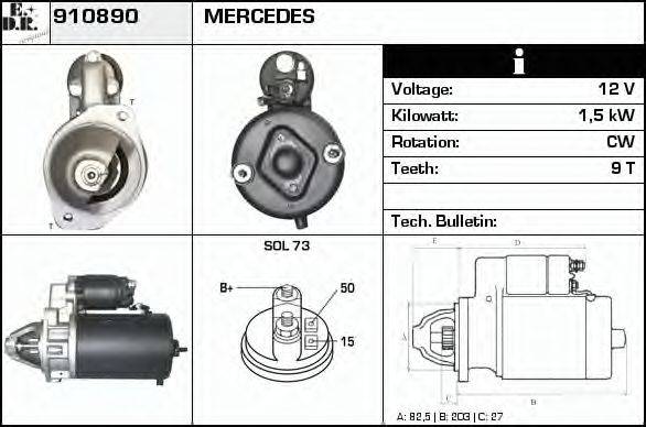 EDR 910890 Стартер