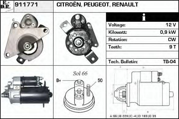 EDR 911771 Стартер