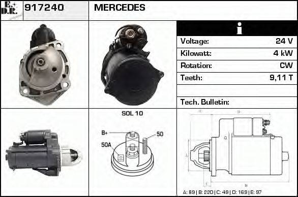 EDR 917240 Стартер