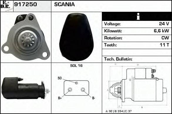 EDR 917250 Стартер