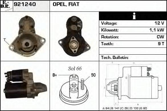 EDR 921240 Стартер