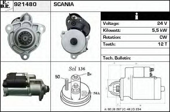 EDR 921480 Стартер