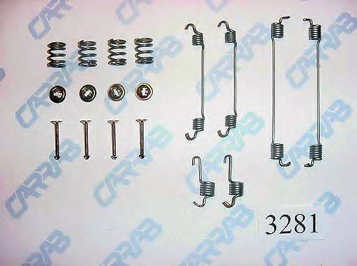 CARRAB BRAKE PARTS 3281 Комплектуючі, гальмівна колодка