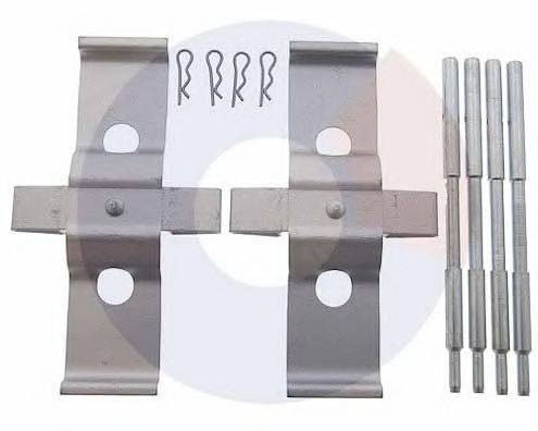 CARRAB BRAKE PARTS 2517 Комплектуючі, колодки дискового гальма