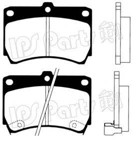 IPS PARTS IBD1341 Комплект гальмівних колодок, дискове гальмо