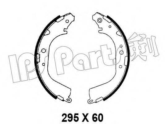 IPS PARTS IBL4140 Гальмівні колодки