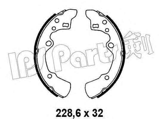 IPS PARTS IBL4329 Гальмівні колодки