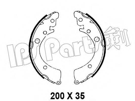 IPS PARTS IBL4498 Гальмівні колодки