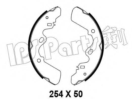 IPS PARTS IBL4901 Гальмівні колодки