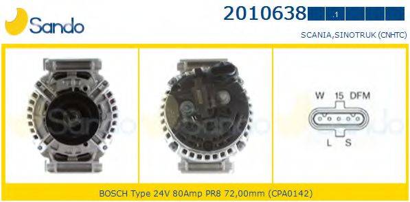 SANDO 20106381 Генератор