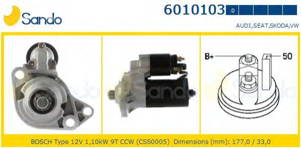 SANDO 60101030 Стартер