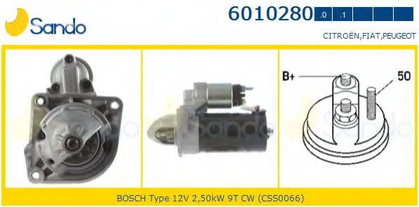 SANDO 60102800 Стартер