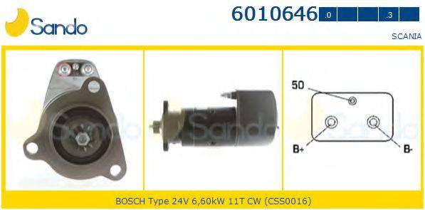 SANDO 60106460 Стартер
