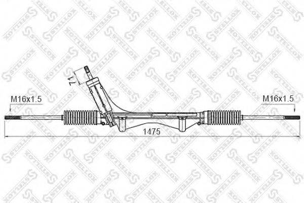 STELLOX 0035016SX Рульовий механізм