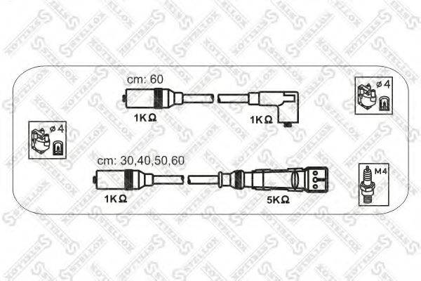 STELLOX 1038337SX Комплект дротів запалювання