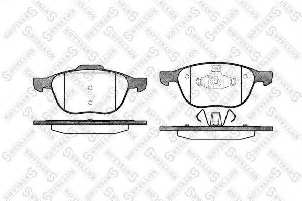 STELLOX 1109014SX Комплект гальмівних колодок, дискове гальмо