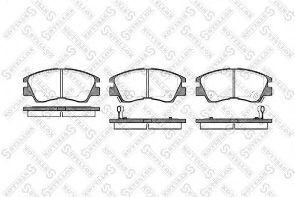 STELLOX 286002SX Комплект гальмівних колодок, дискове гальмо