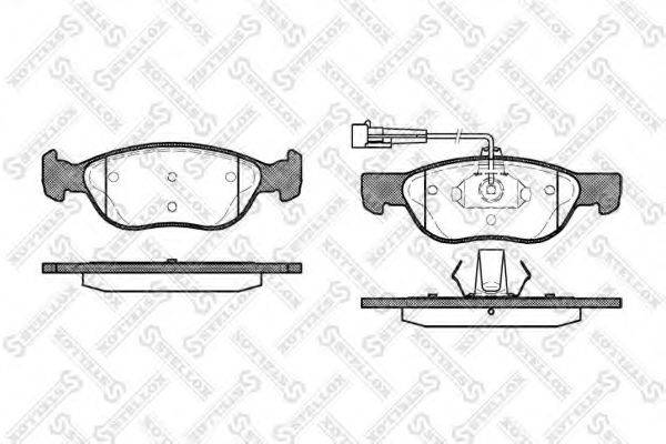STELLOX 598012BSX Комплект гальмівних колодок, дискове гальмо