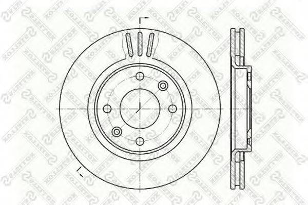 STELLOX 60201929VSX гальмівний диск