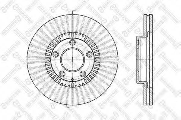 STELLOX 60203247VSX гальмівний диск