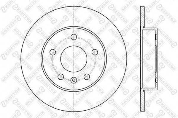 STELLOX 60203631SX гальмівний диск